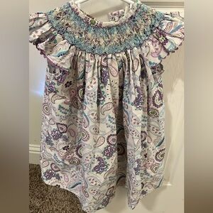 Girls 2T Smocked Dress